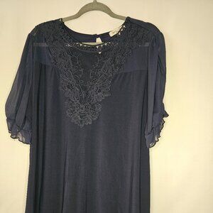 💙 Emma & Olive Lace Detail Top – 3X 💙